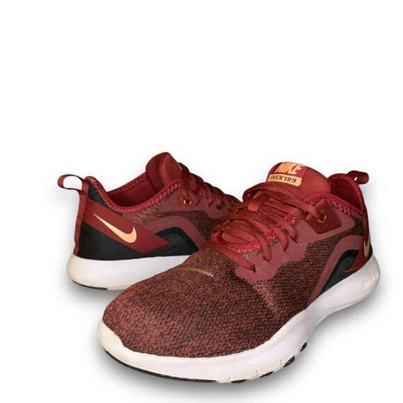 Nike Flex Trainer 9 Team Red Sneakers Athletic Shoes Women’s size 7 - Picture 16 of 16